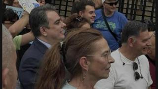 Скандал! Какво търси германската посланичка на политически протест? Груба намеса във вътрешните работи на България