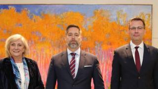 Зам.-председателите на ДПС Искра Михайлова и Станислав Анастасов се срещнаха с Крис Смит, зам.-помощник Държавен секретар на САЩ