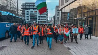 Земеделци от целия ЕС протестираха в Брюксел, сред тях и български