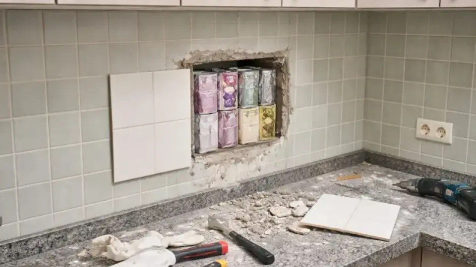 Откриха 350 000 евро, зазидани в стена, в дома на македонски съдия