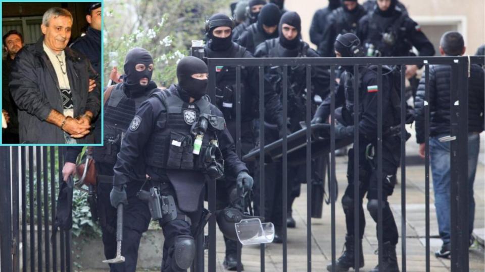 Отряд "Кобра" обсади дома на Ицо Папата в Костинброд, арестуваха го (снимки/видео)