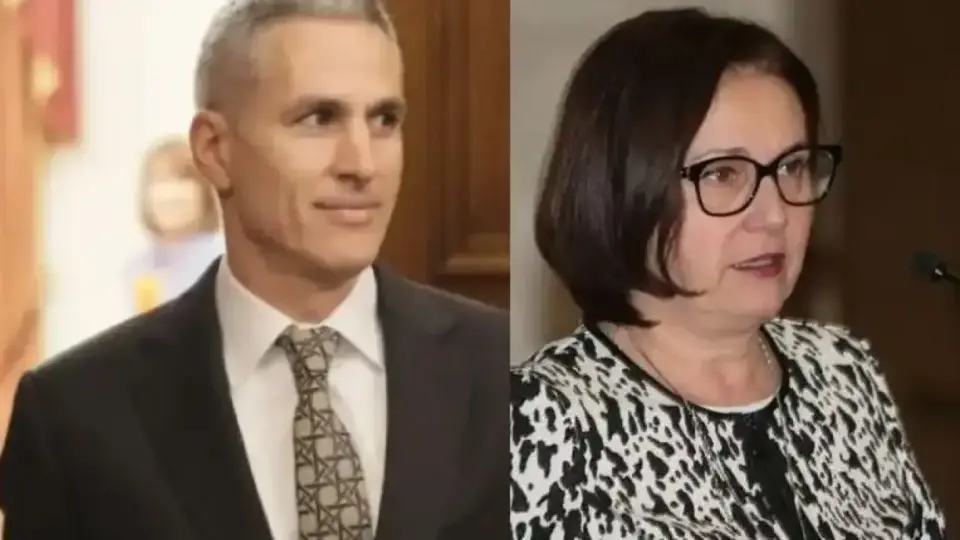 Куклата Андрей Гюров и надзорникът й Румяна Бъчварова