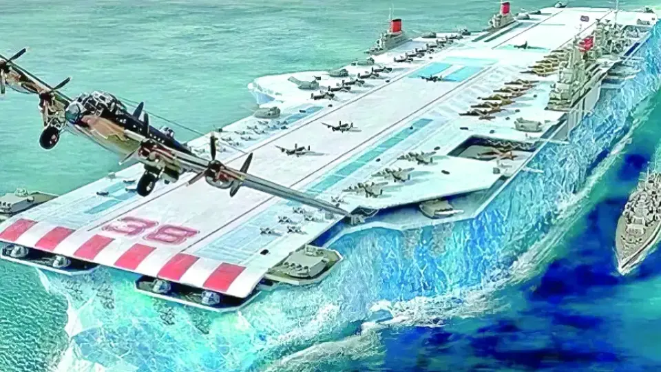 Тайното британско оръжие - самолетоносач от лед