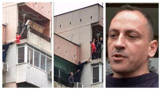 Полицаят, спасил детето от тераса на 8-ия етаж: Казвах, че ще му купя шоколад, само да се държи