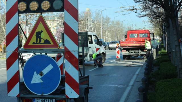 Започна ремонтът на "Цариградско шосе" в София заради Джиро д’Италия (снимки)