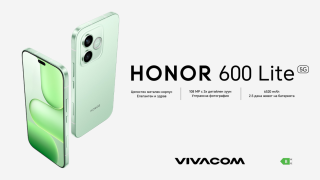 Новият HONOR 600 Lite във Vivacom – стил, издръжливост и интелигентна фотография в едно устройство