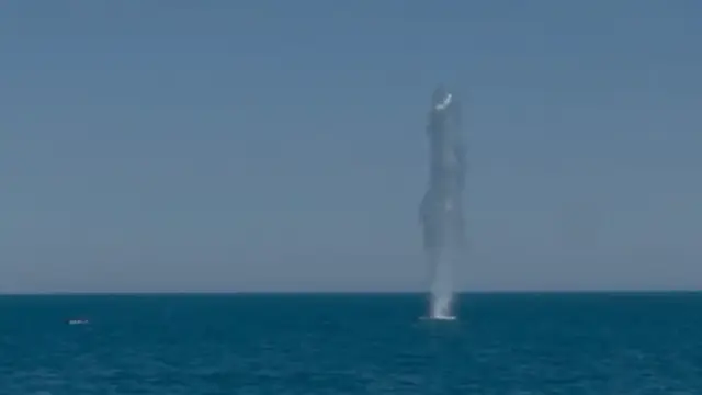 ВМС унищожиха дрон в морето край Кранево