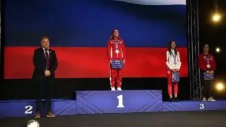 Пак драма в София: Украинка отказа да чуе руския химн на Европейското по бокс
