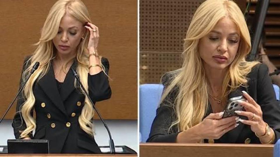 Това министър ли е, или плеймейтка?
