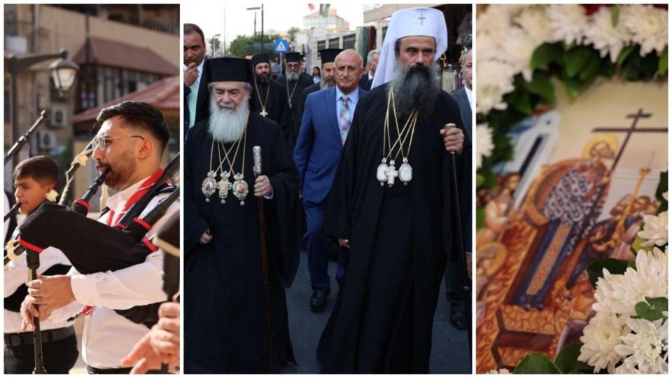 Посрещнаха патриарх Даниил с особена тържественост в Мадеба, Йордания (снимки/видео)