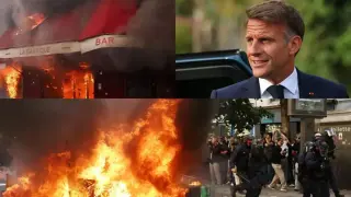 Не е за вярване: Докато Франция гори, Макрон бе спипан на най-неправилното място